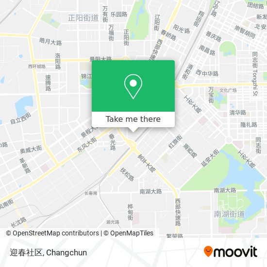 迎春社区 map