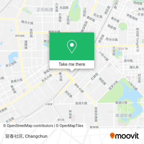 迎春社区 map