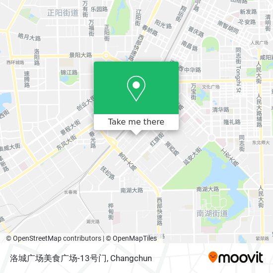 洛城广场美食广场-13号门 map