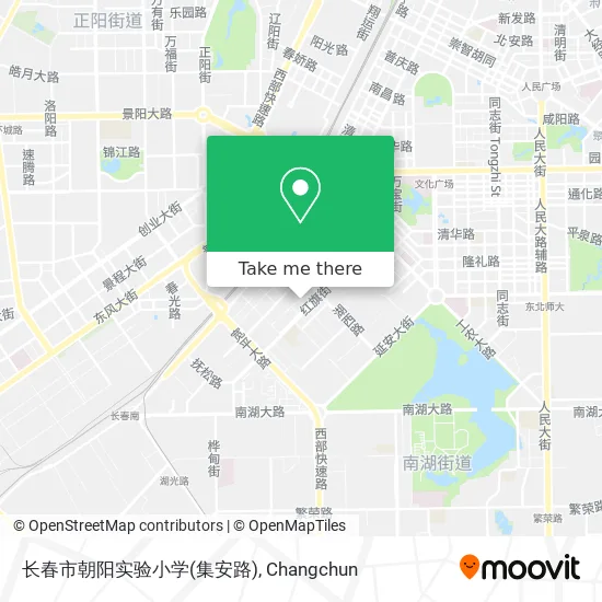 长春市朝阳实验小学(集安路) map