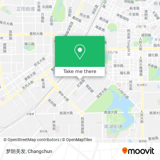 梦朗美发 map