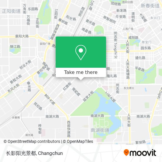 长影阳光景都 map
