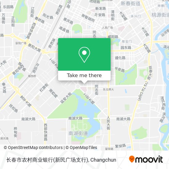 长春市农村商业银行(新民广场支行) map