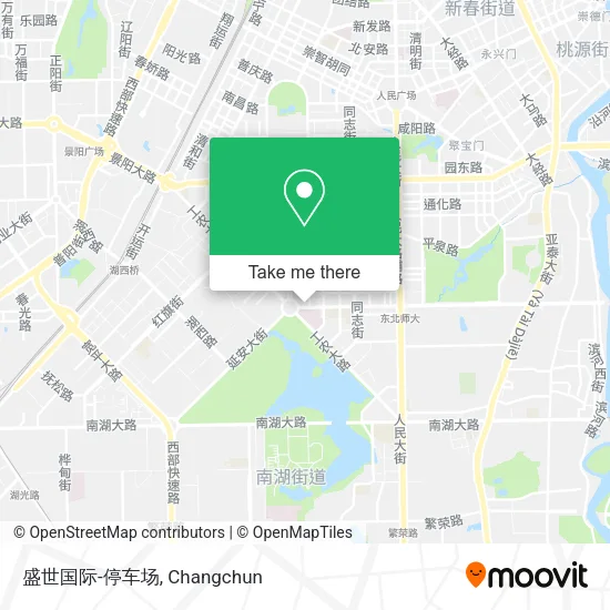 盛世国际-停车场 map