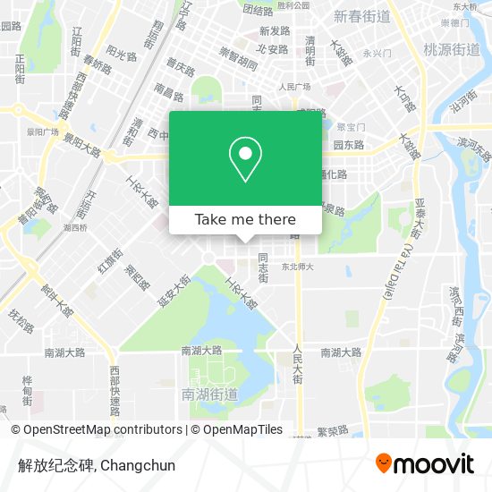 解放纪念碑 map