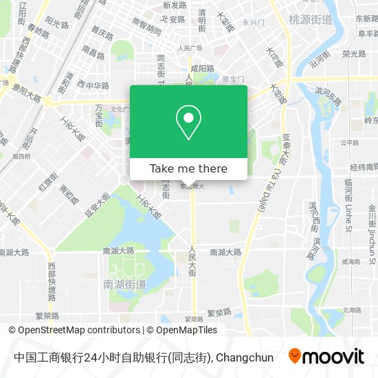 中国工商银行24小时自助银行(同志街) map