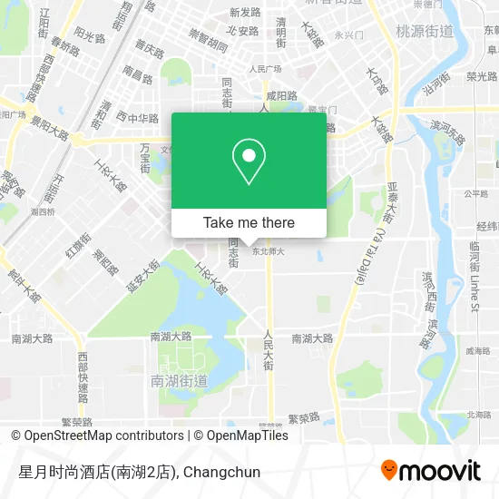 星月时尚酒店(南湖2店) map