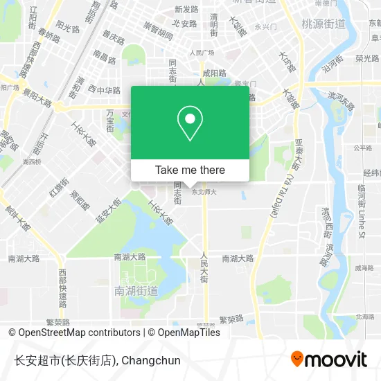 长安超市(长庆街店) map