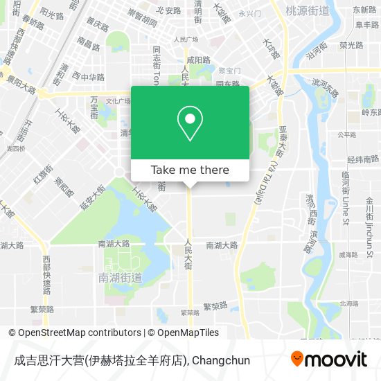 成吉思汗大营(伊赫塔拉全羊府店) map