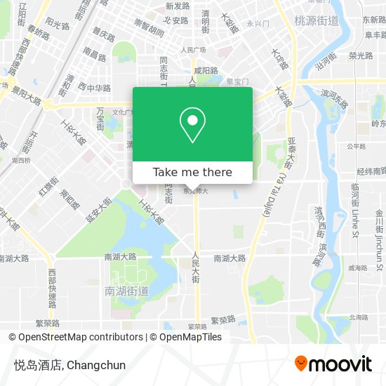 悦岛酒店 map