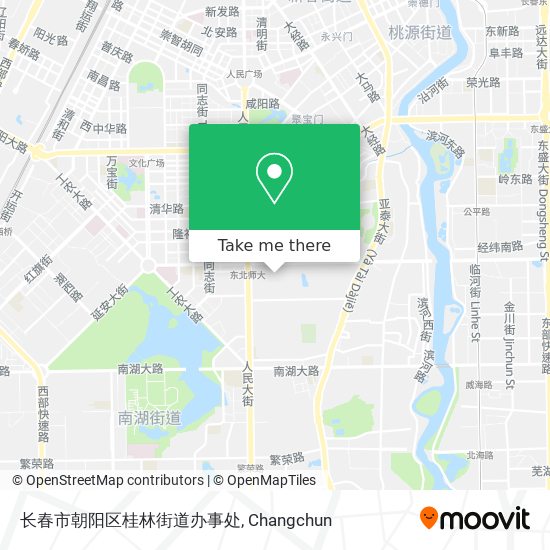 长春市朝阳区桂林街道办事处 map