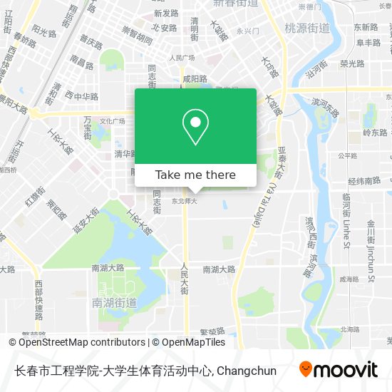 长春市工程学院-大学生体育活动中心 map