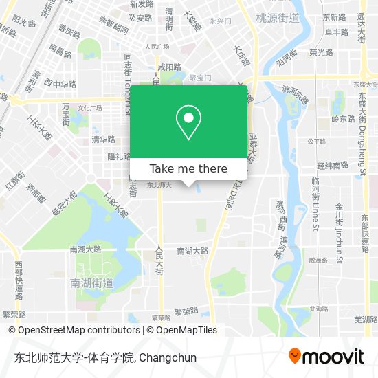 东北师范大学-体育学院 map