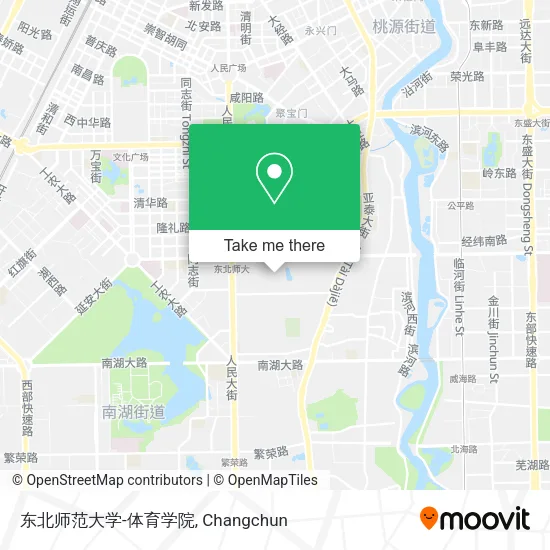 东北师范大学-体育学院 map