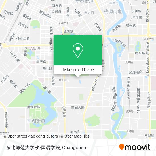 东北师范大学-外国语学院 map