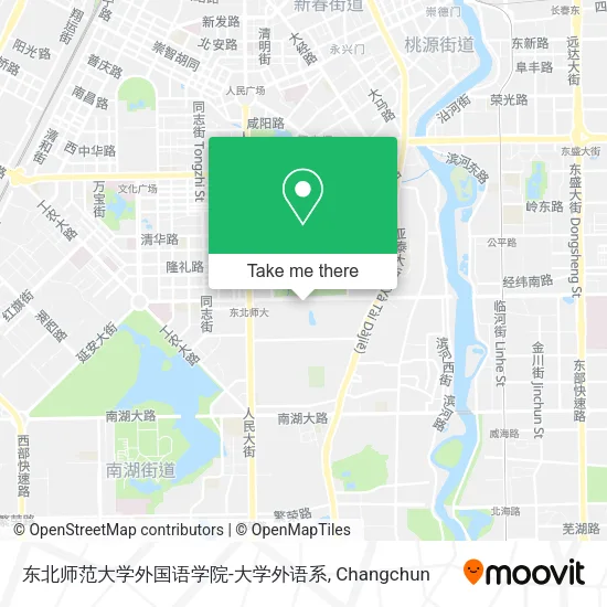东北师范大学外国语学院-大学外语系 map