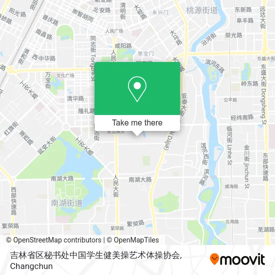 吉林省区秘书处中国学生健美操艺术体操协会 map