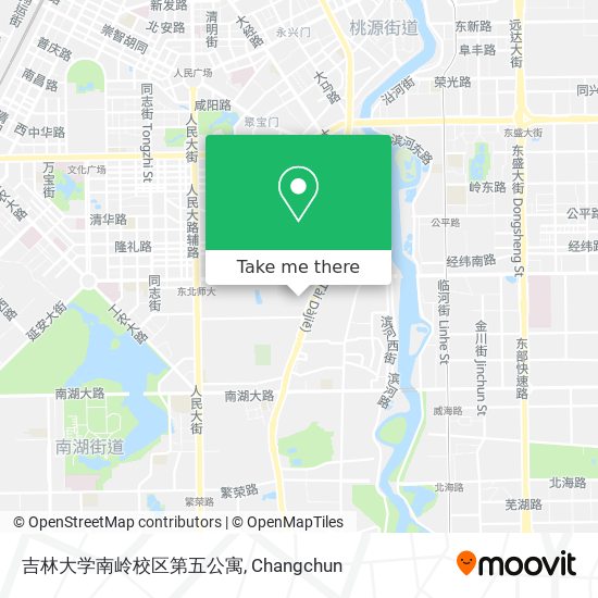 吉林大学南岭校区第五公寓 map