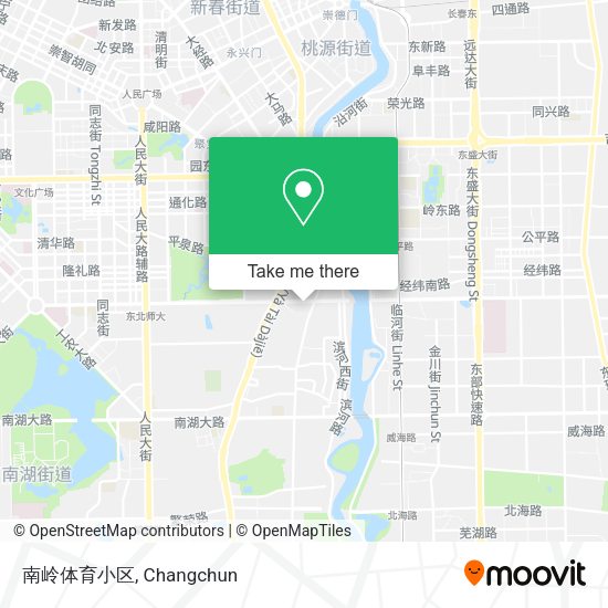 南岭体育小区 map