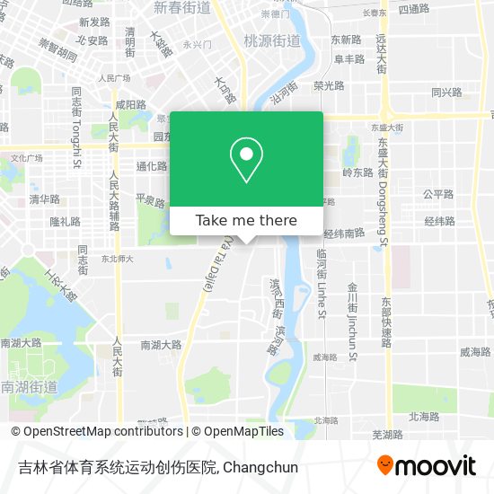 吉林省体育系统运动创伤医院 map