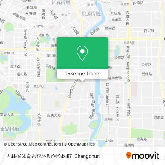 吉林省体育系统运动创伤医院 map