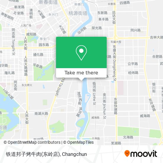 铁道邦子烤牛肉(东岭店) map