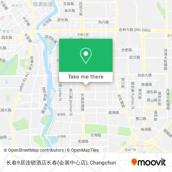 长春9居连锁酒店长春(会展中心店) map