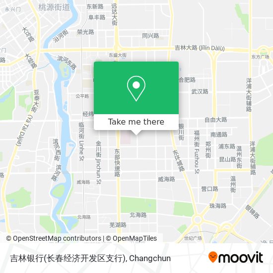 吉林银行(长春经济开发区支行) map