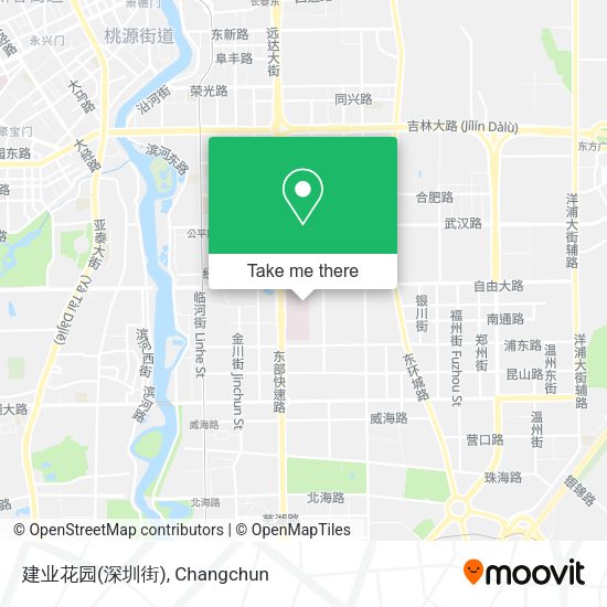 建业花园(深圳街) map