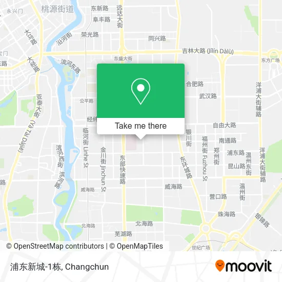 浦东新城-1栋 map