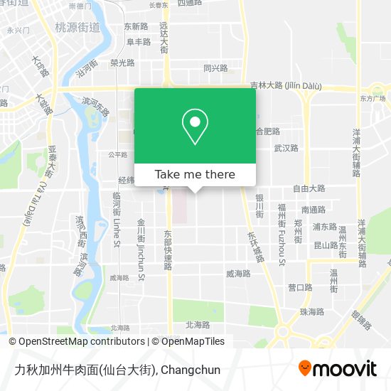 力秋加州牛肉面(仙台大街) map