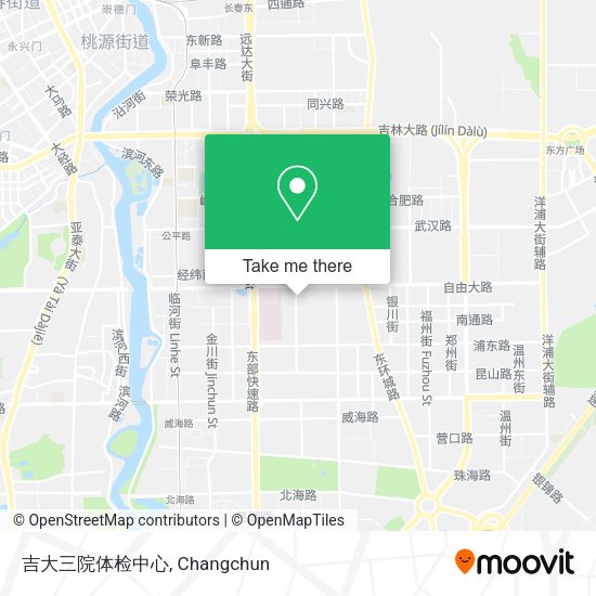 吉大三院体检中心 map