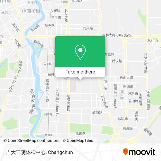 吉大三院体检中心 map