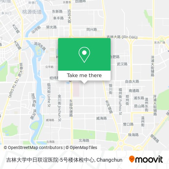 吉林大学中日联谊医院-5号楼体检中心 map