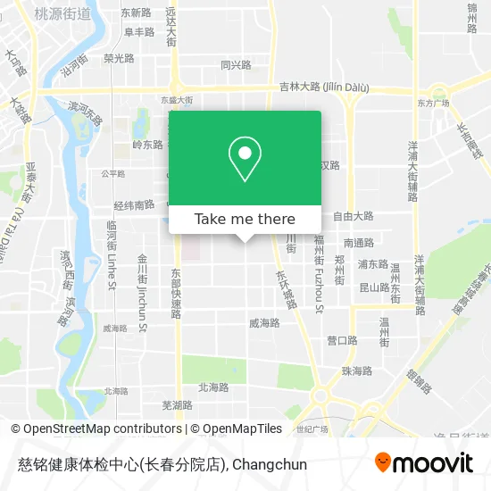 How To Get To 慈铭健康体检中心 长春分院店 In 二道区by Bus Metro Or Light Rail