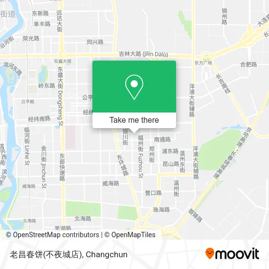 老昌春饼(不夜城店) map