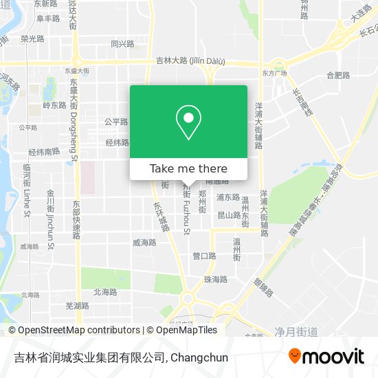 吉林省润城实业集团有限公司 map