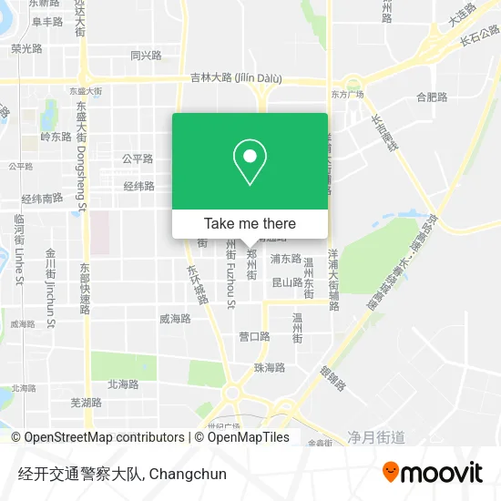 经开交通警察大队 map