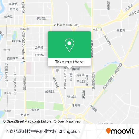 长春弘晟科技中等职业学校 map