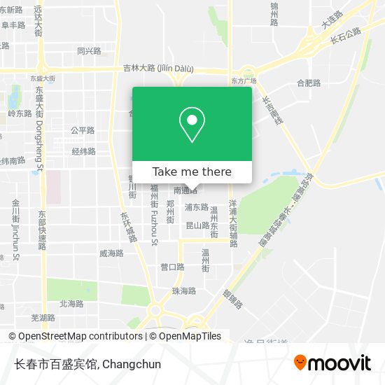 长春市百盛宾馆 map