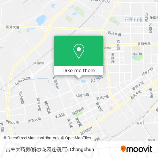 吉林大药房(解放花园连锁店) map
