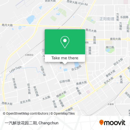 一汽解放花园二期 map