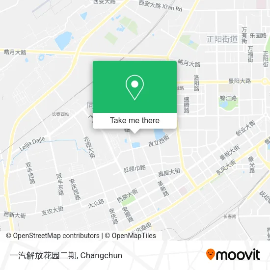 一汽解放花园二期 map