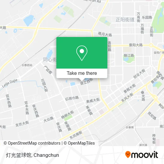灯光篮球馆 map