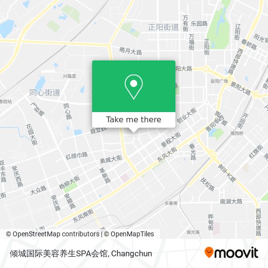 倾城国际美容养生SPA会馆 map
