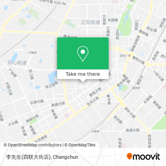 李先生(四联大街店) map