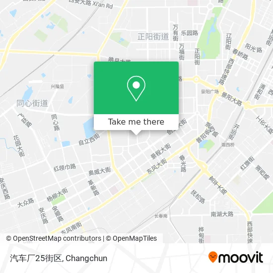 汽车厂25街区 map