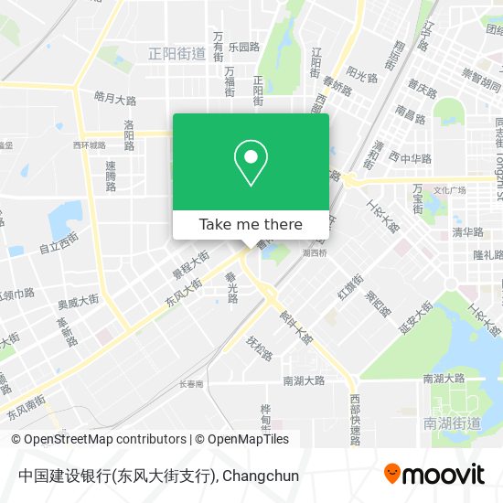 中国建设银行(东风大街支行) map