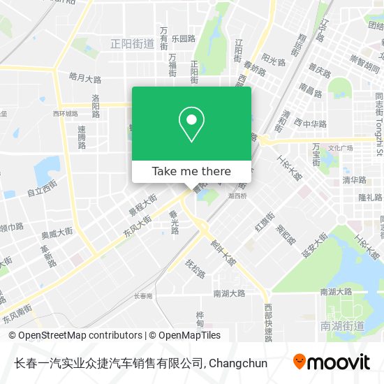 长春一汽实业众捷汽车销售有限公司 map