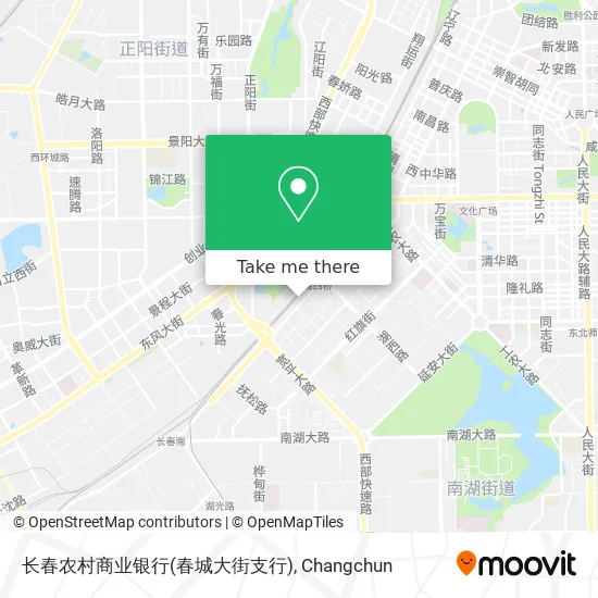 长春农村商业银行(春城大街支行) map